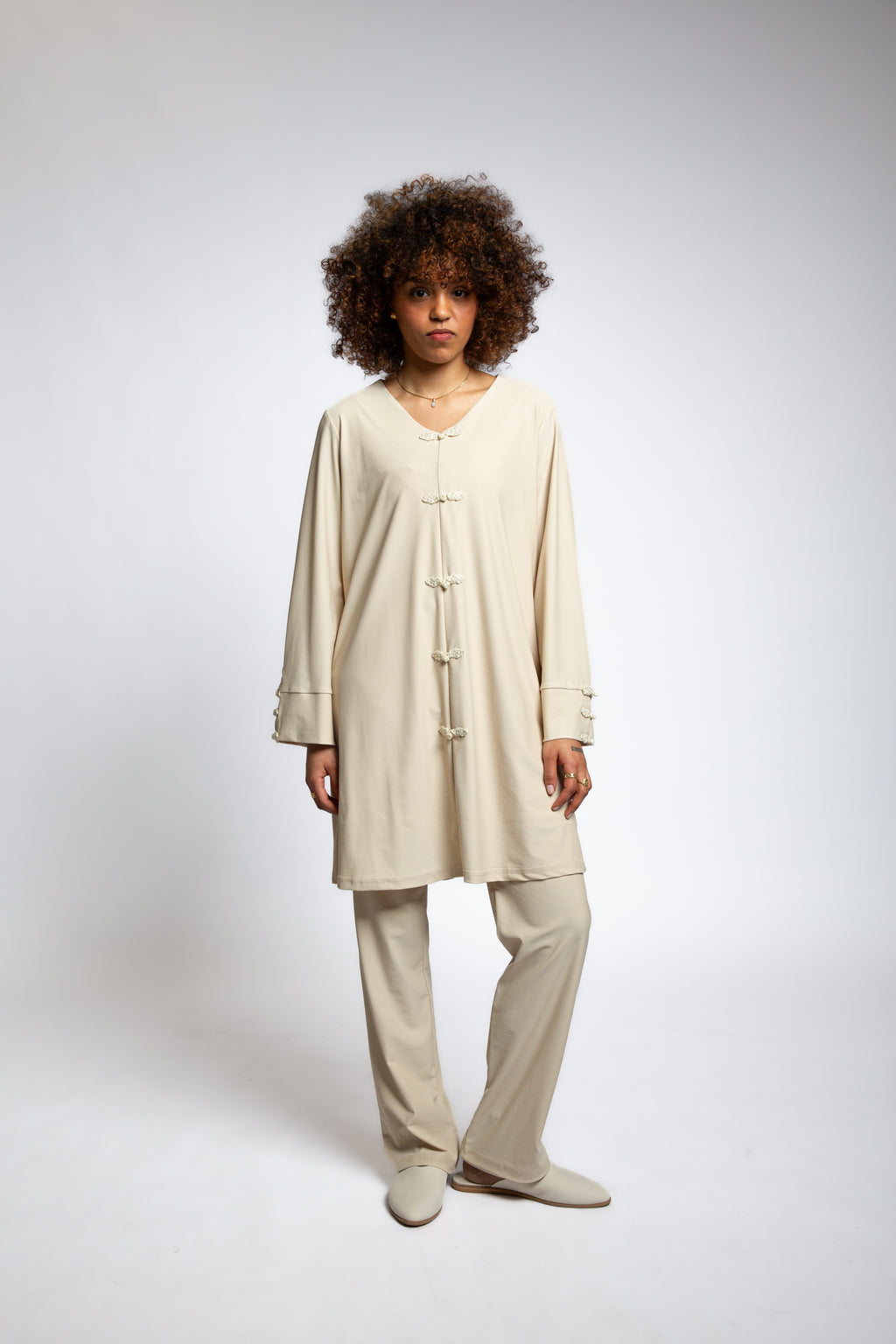 Burkini set Sandy Beach (Burkini+Instant Hijab+Abaya)